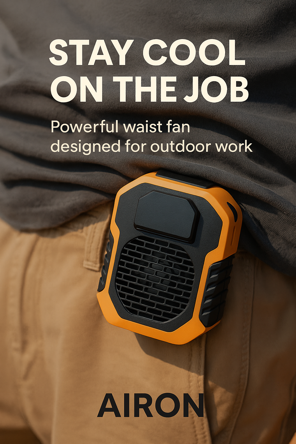 Airon TurboWaist™ (Waist Fan Lighting with 6000Mah Power Bank