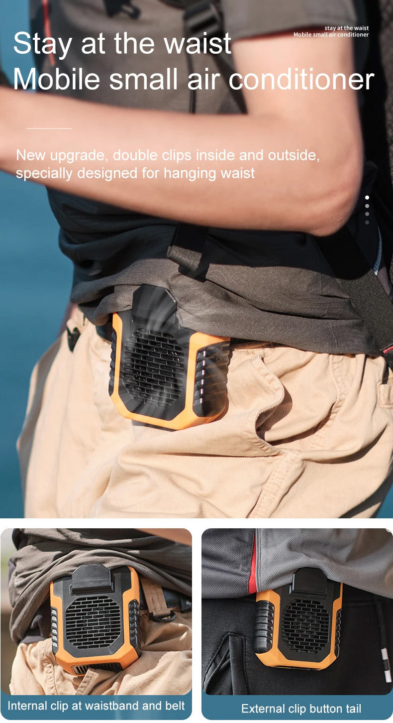 Airon TurboWaist™ (Waist Fan  Lighting with 8000Mah Power Bank