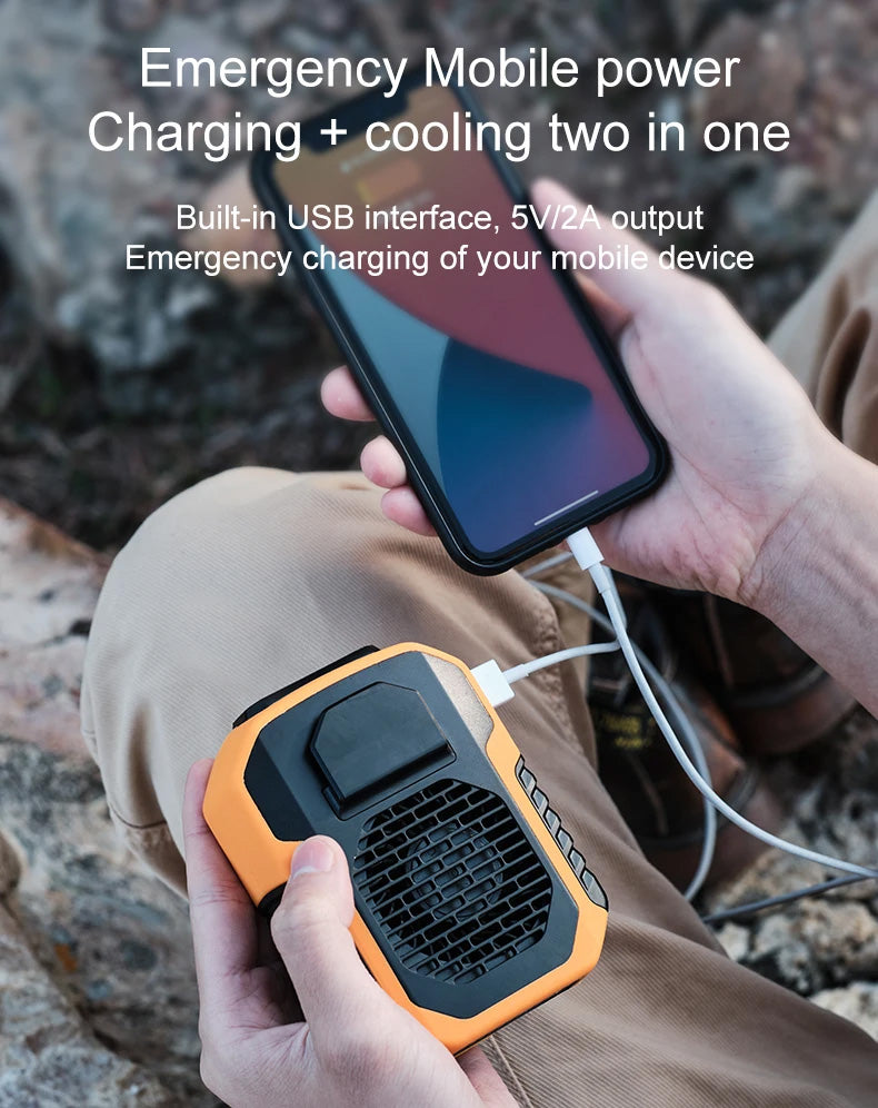 Airon TurboWaist™ (Waist Fan  Lighting with 8000Mah Power Bank