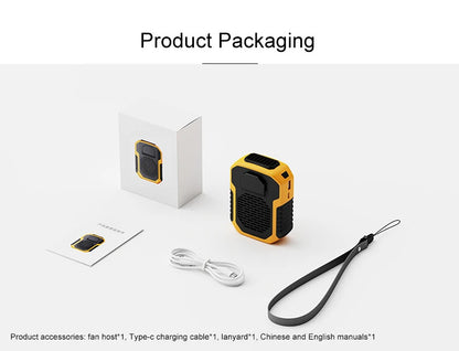 Airon TurboWaist™ (Waist Fan  Lighting with 8000Mah Power Bank