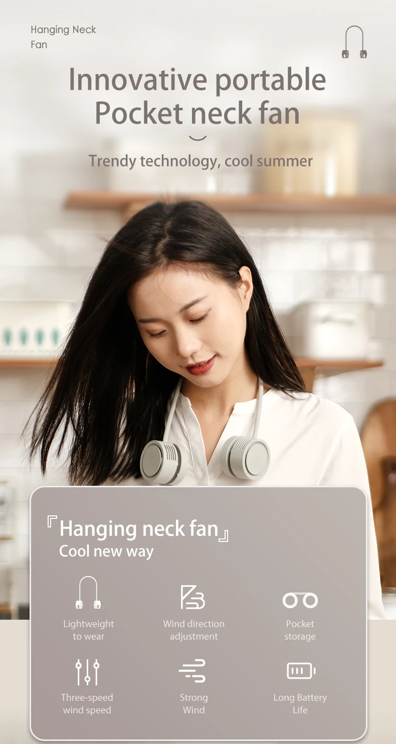 Airon NeckBreeze™ (Foldable Neck Fan)